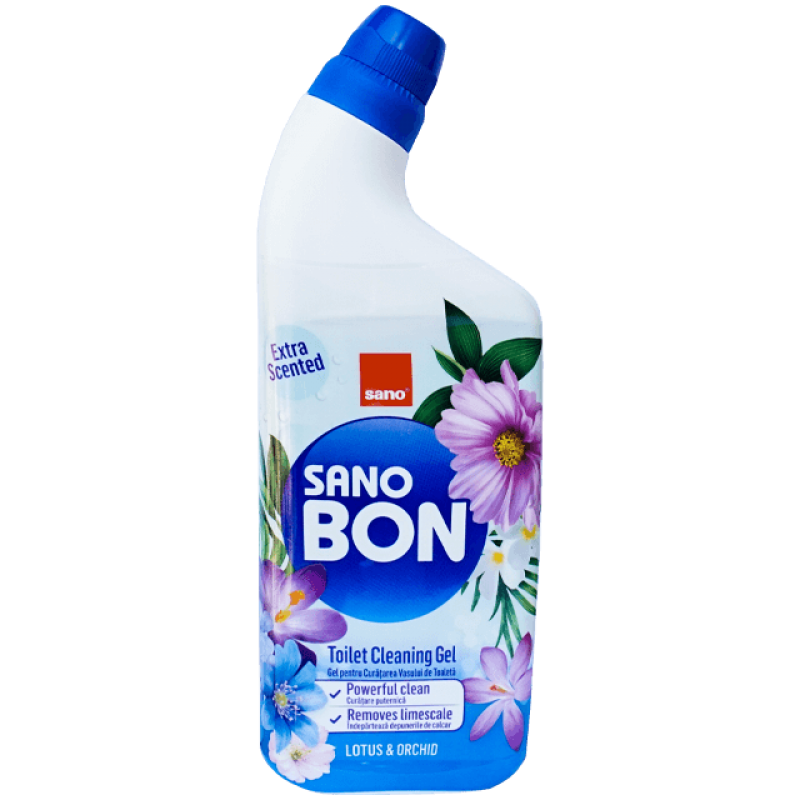 Gel curățare toaletă Sano Bon Lotus & Orchid, 750 ml